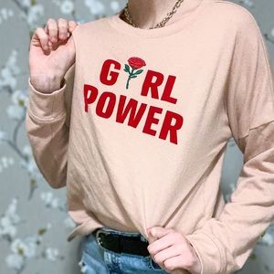 Anthropologie “Girl Power” Sweater NWOT
